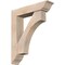 Ekena Millwork Westlake Traditional Smooth Bracket w/ Offset Brace, Douglas Fir, 7 1/2"W x 34"D x 40"H BKT0806X34X40WTL01SDF - alternate 1